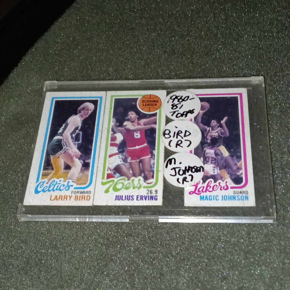 Topps Basketball Trading Cards Set - Larry Bird, Julius Erving, Magic Johnson
